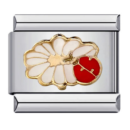 Flower Italian Charm Links 073