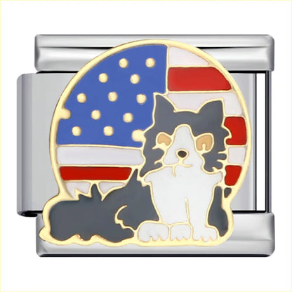 Animal Italian Charm Link 244