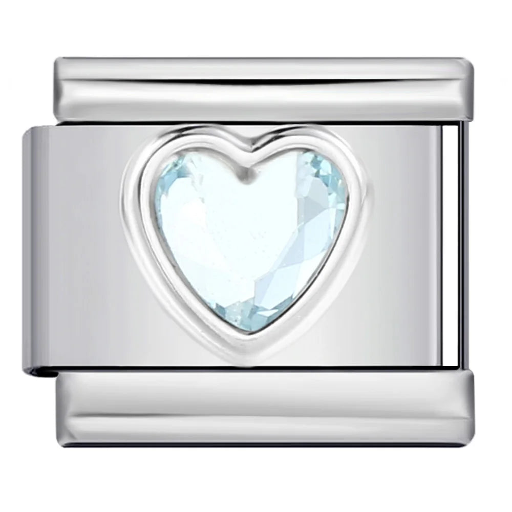 Blue Number 0-9 Italian Charm 306
