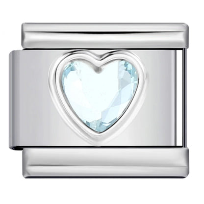 Blue Number 0-9 Italian Charm 306