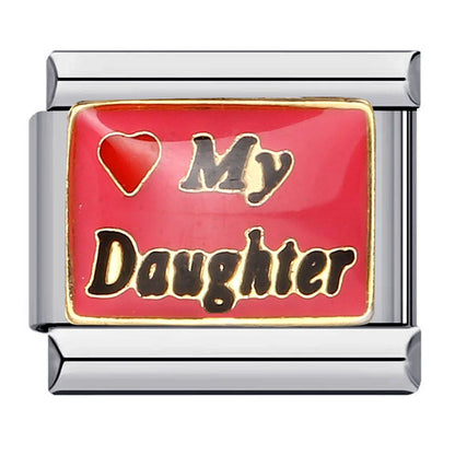 Words Italian Charm Links 072