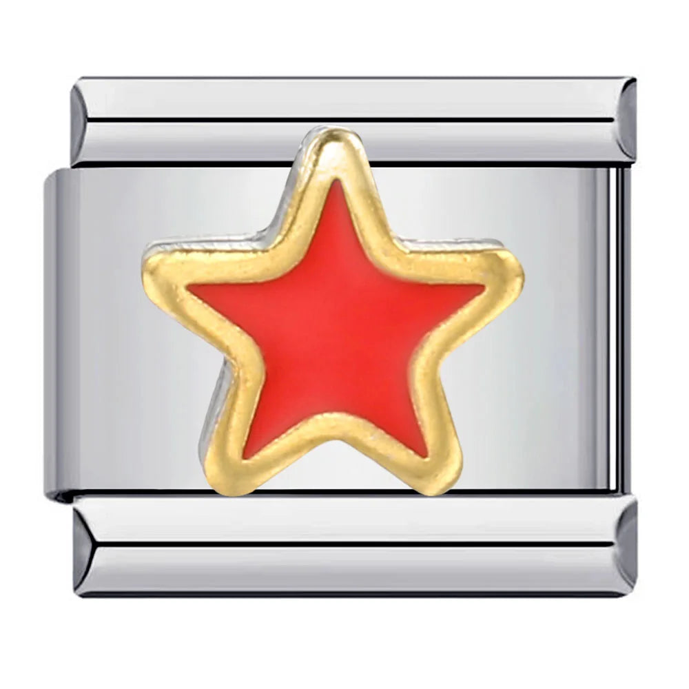 Star Italian Charm Links 107