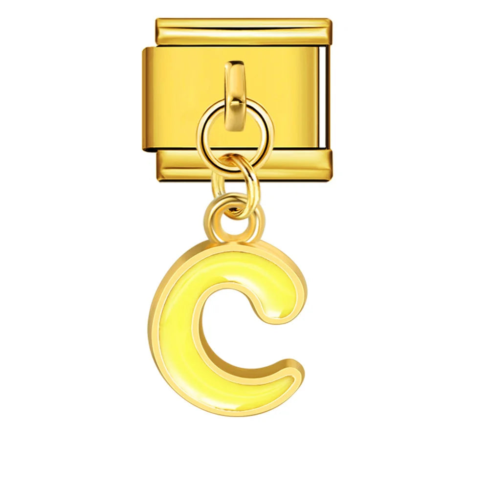 Gold Color 26 English Letter 461
