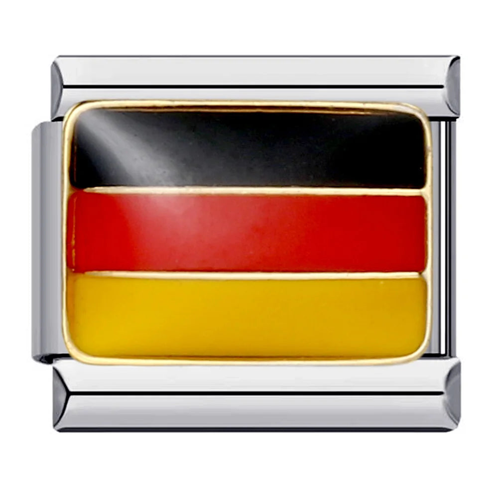 National Flag Italian Charm Links 068