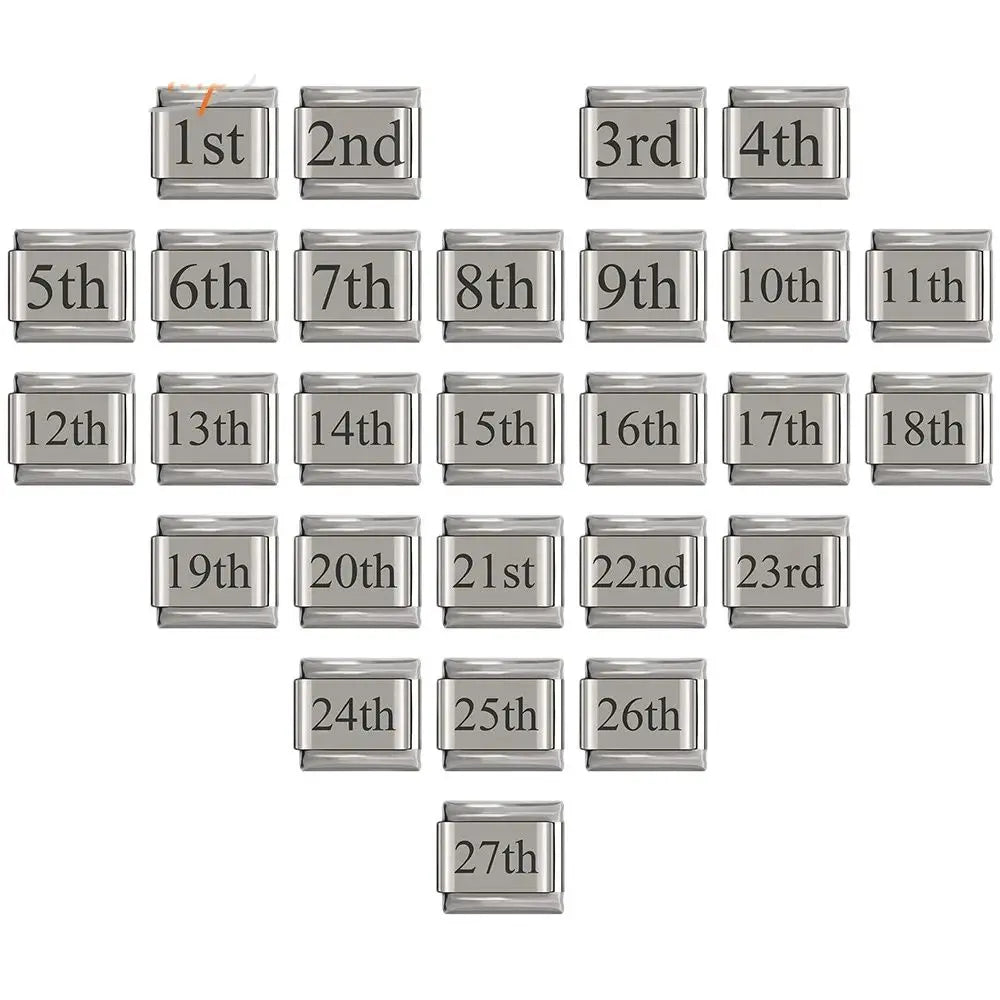 Laser Italian Charm Links 053