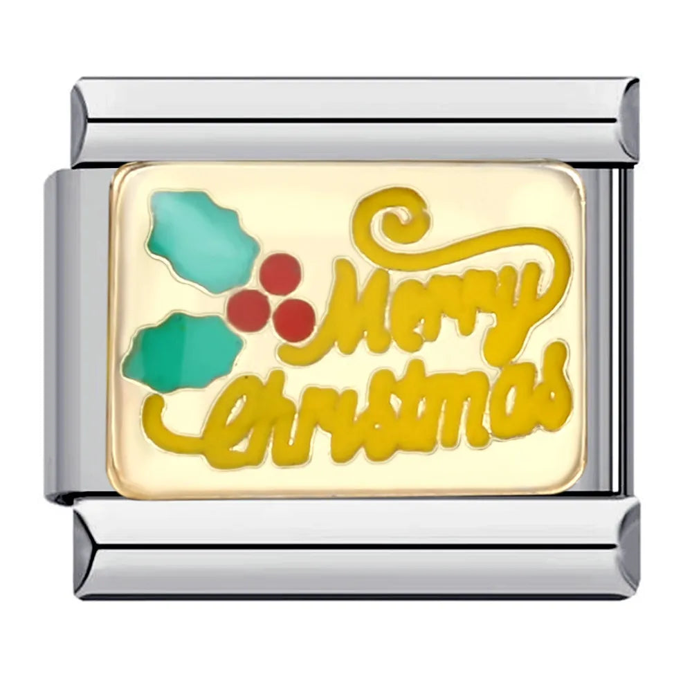 Christmas Italian Charm Link 187
