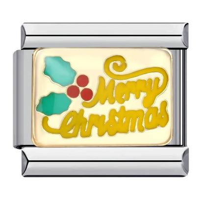 Christmas Italian Charm Link 187