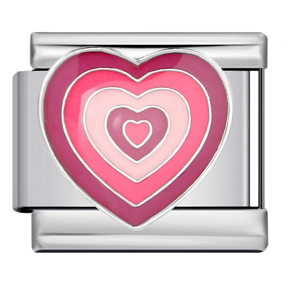 Heart Italian Charm Link 258
