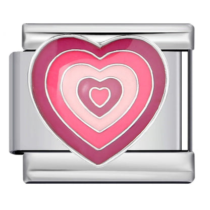 Heart Italian Charm Link 258