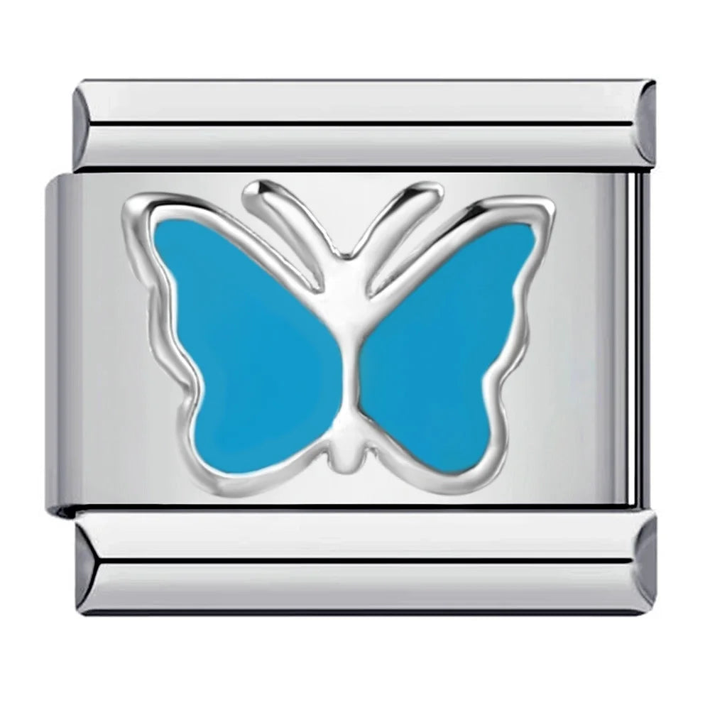 Butterfly Italian Charm Link 177