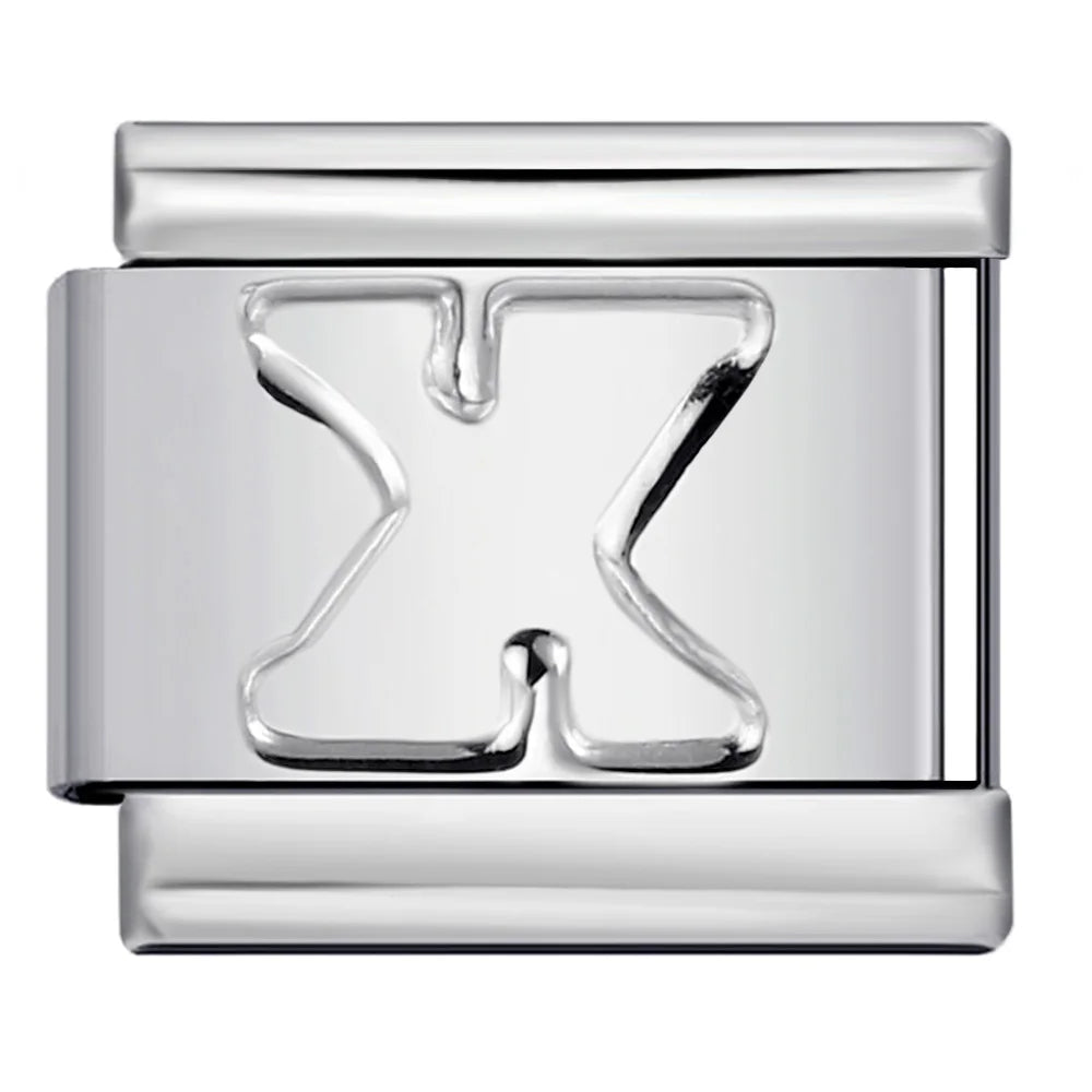 Silver Color 26 English Letter 533