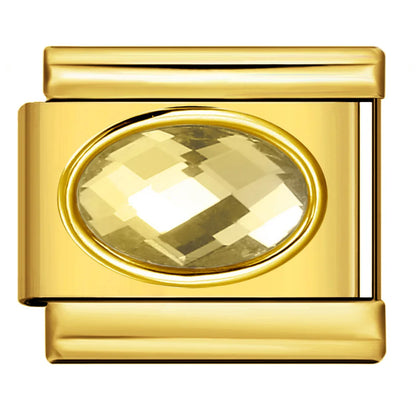 Zirconia Italian Charm Links 120