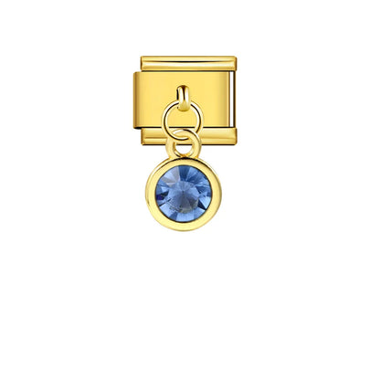 Birthstone Pendant Italian Charm 235