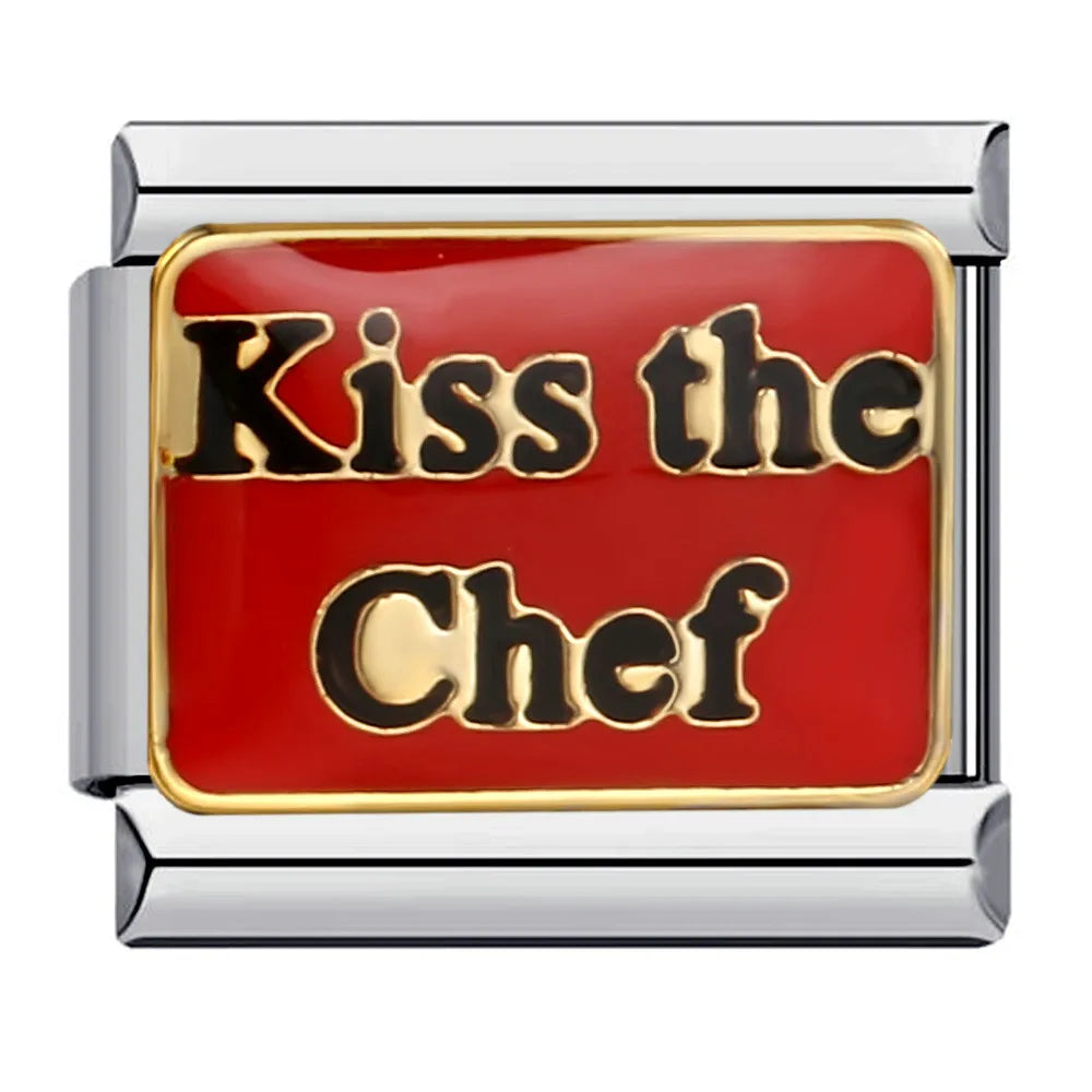 Words Italian Charm Link 328
