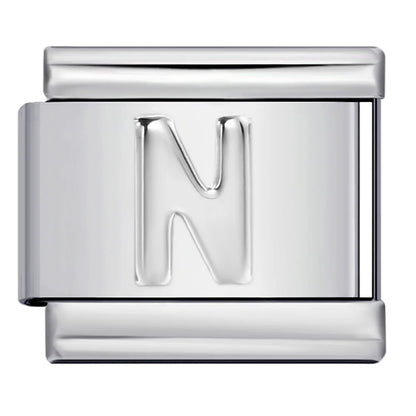 Silver Color 26 English Letters 134