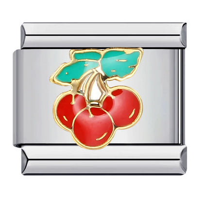 Cherry Italian Charm Link 324