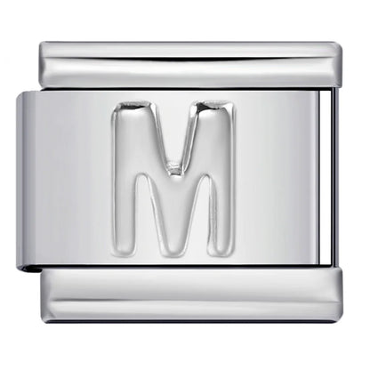 Silver Color 26 English Letters 134