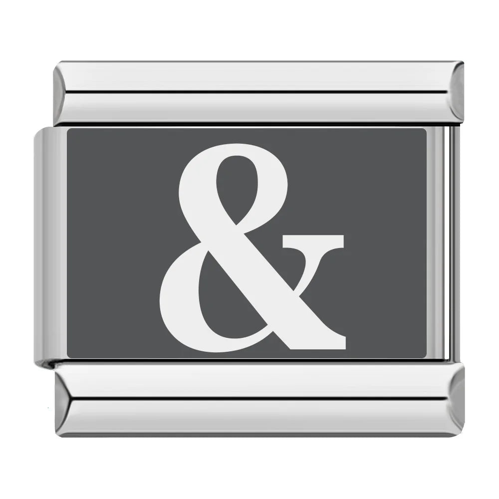 Laser 26 English Letters Charm 028