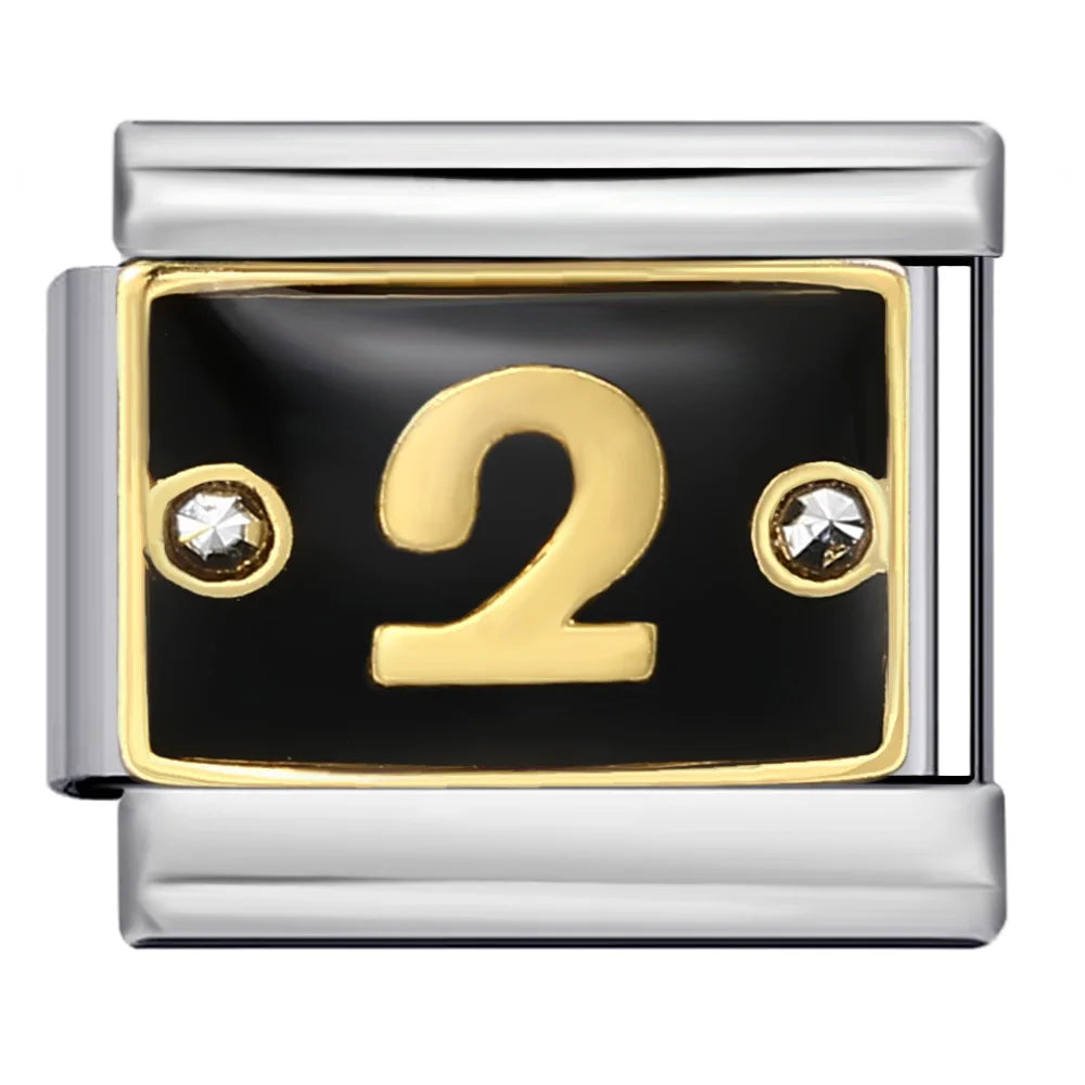 0-9 Number Italian Charm 254
