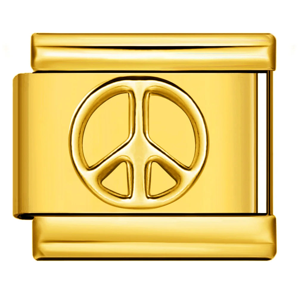 Gold Color Italian Charm 478