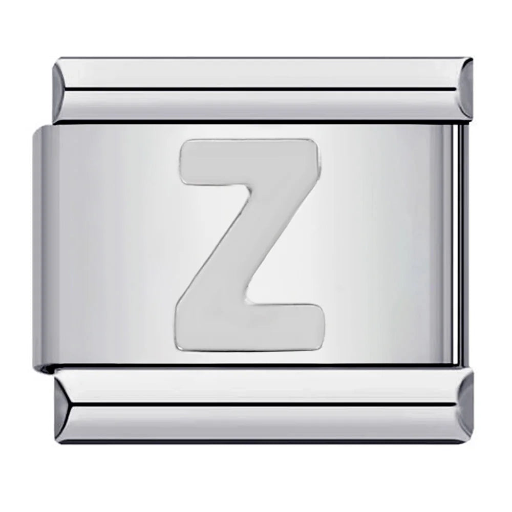 Silver Color 26 English Letters 125