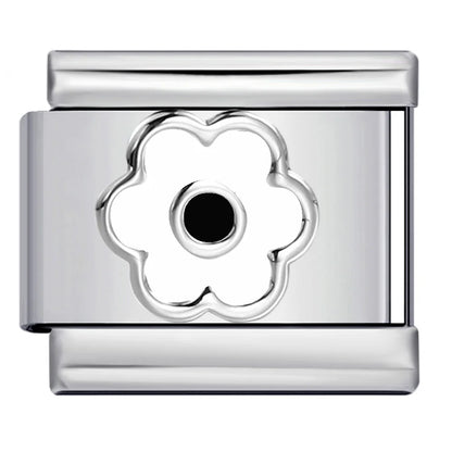 Flower Italian Charm Link 449