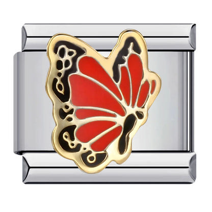 Butterfly Italian Charm Links 099