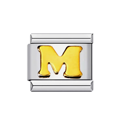 Gold Color 26 English Letters 014