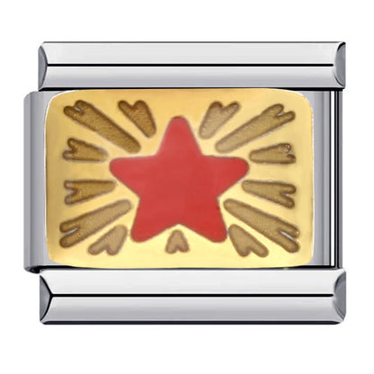 Star Moon Sun Italian Charm 172