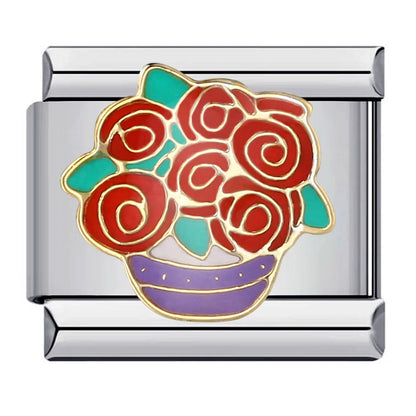 Coffee Italian Charm Links 122