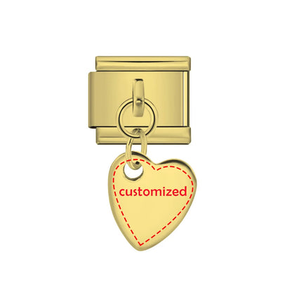 Laser Customized Italian Charm 460