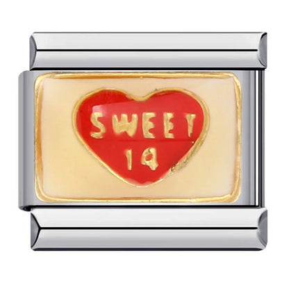 Birthday Italian Charm Links 153