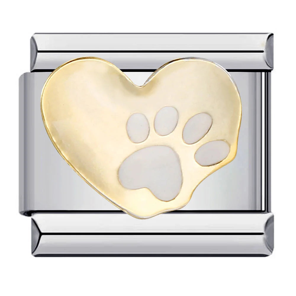Paw Print Italian Charm 316