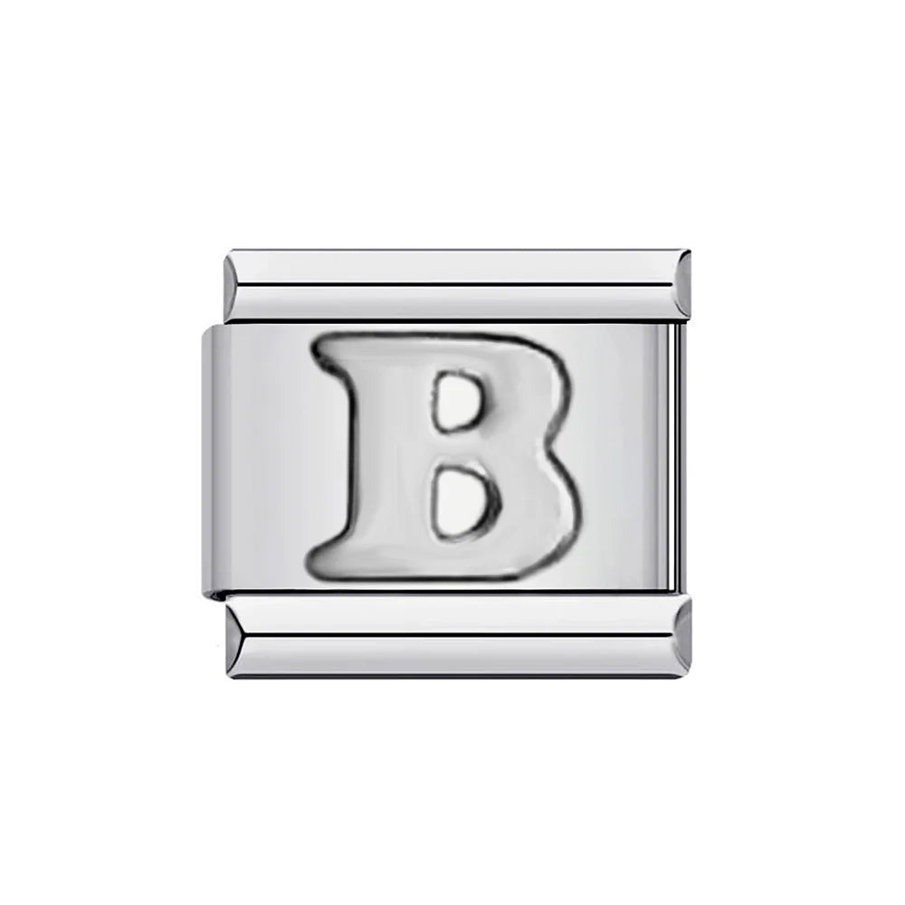 Silver Color 26 English Letter 071