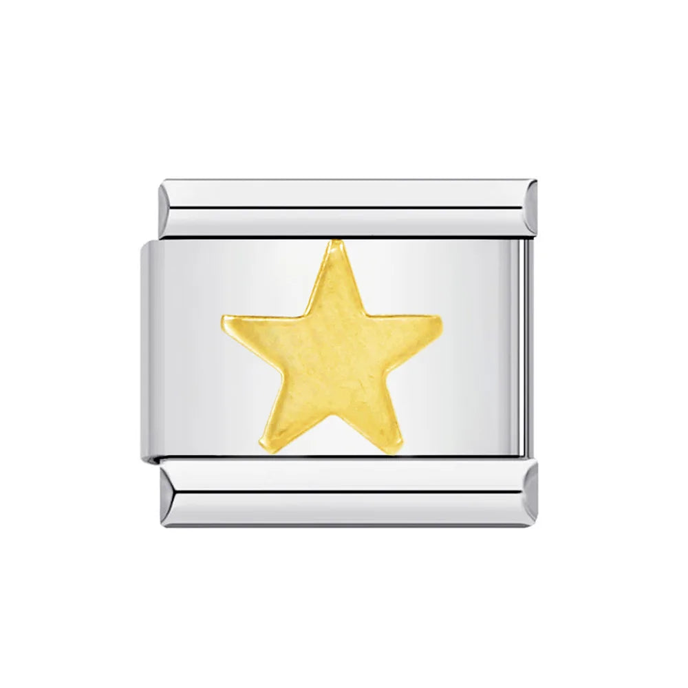Star Italian Charm Links 107