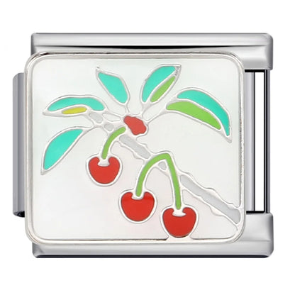 Cherry Italian Charm Link 324