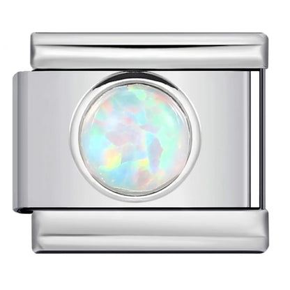 Colorful Zirconia Italian Charm 506