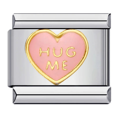 Heart Italian Charm Links 070