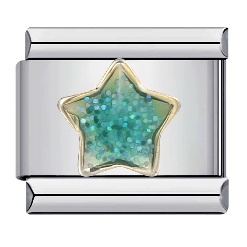 Star Italian Charm Links 107