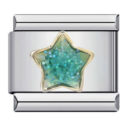 Star Italian Charm Links 107