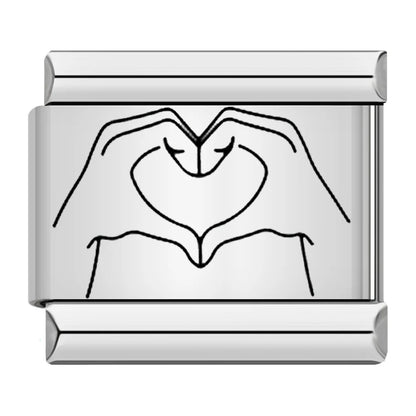 Laser Italian Charm Links 115
