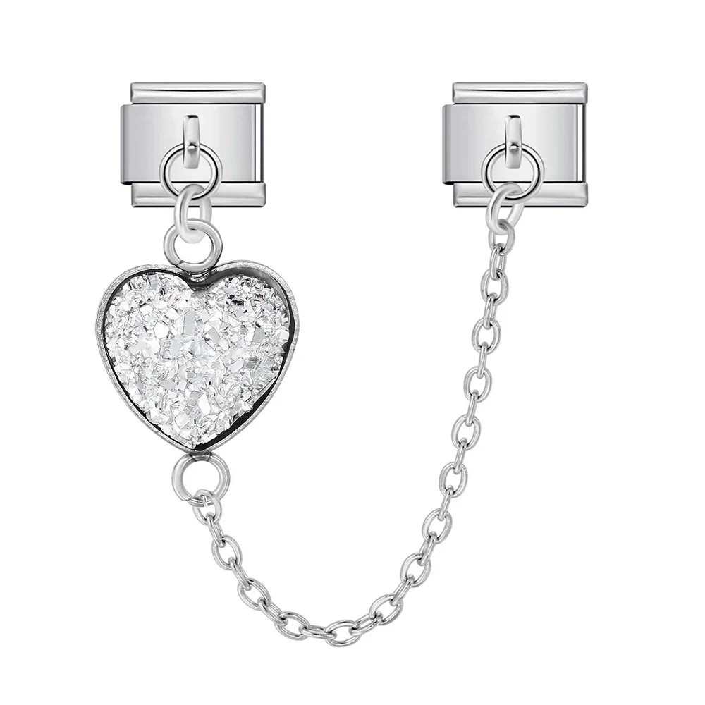 Original Heart Cat Paw Double Chain