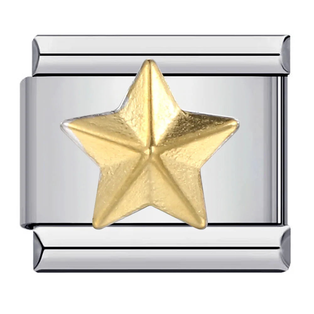 Star Italian Charm Links 107