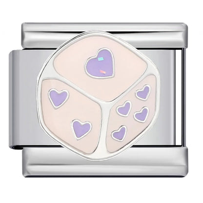 Purple Italian Charm Link 170