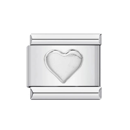 Heart Italian Charm Link 331