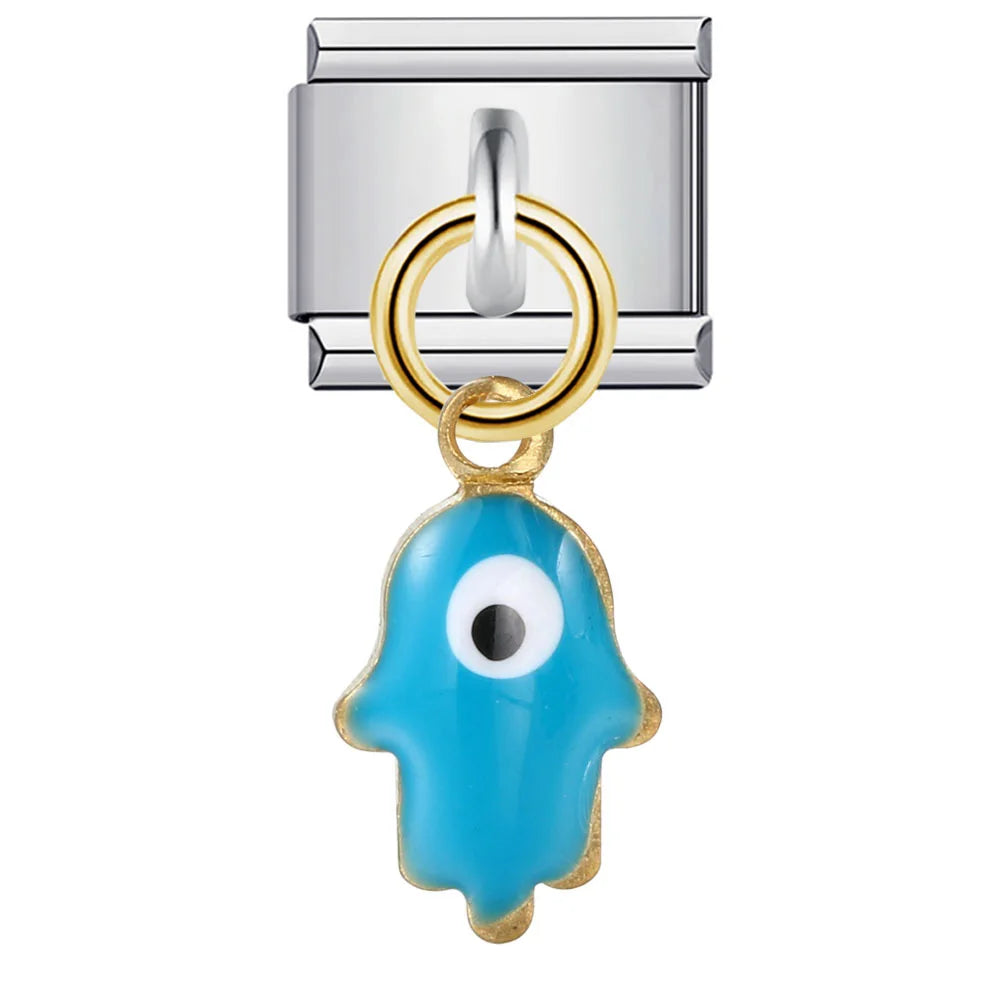 Evil Eyes Italian Charm Links 110