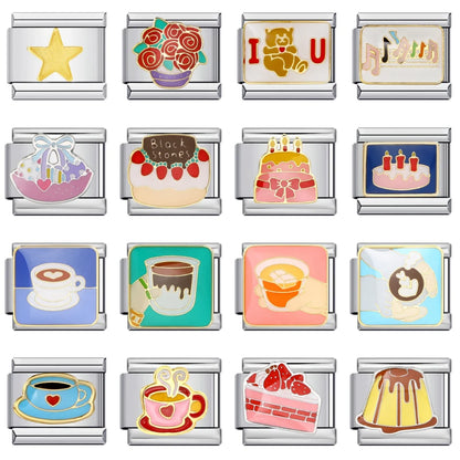 Coffee Italian Charm Links 122