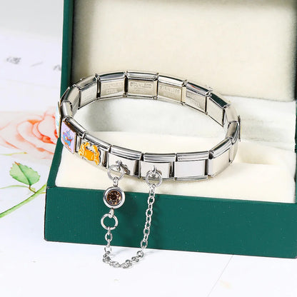 Birthstone Chain Italian Charm 503