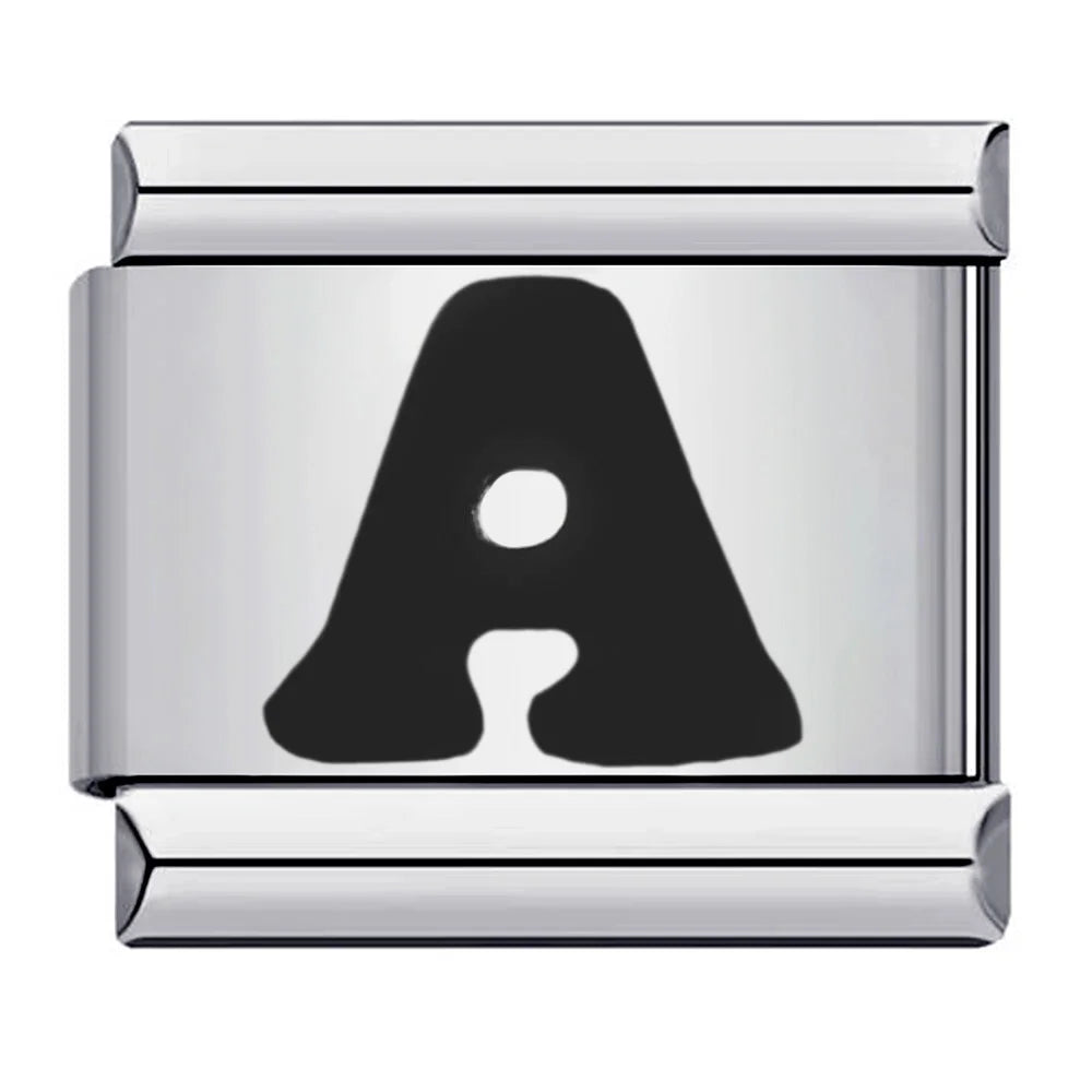 Black Color 26 English Letter 001