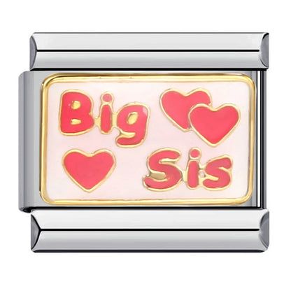 Words Italian Charm Link 328